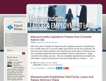 Tablet Screenshot of masslaborandemploymentlaw.com